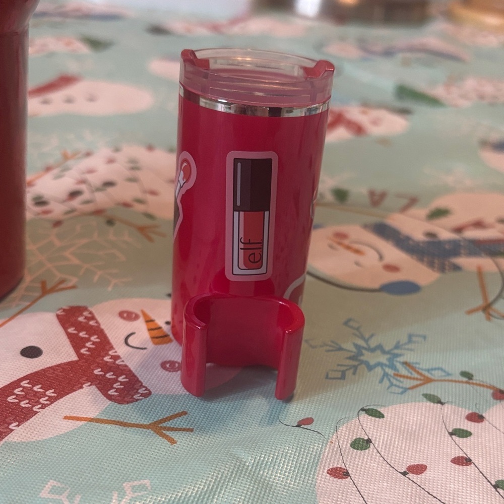 Stanley elf e.l.f LIP HOLDER CLIP ON ONLY!! SHIMMERY PINK LIPSTICK LIPGLOSS cute - Picture 3 of 3